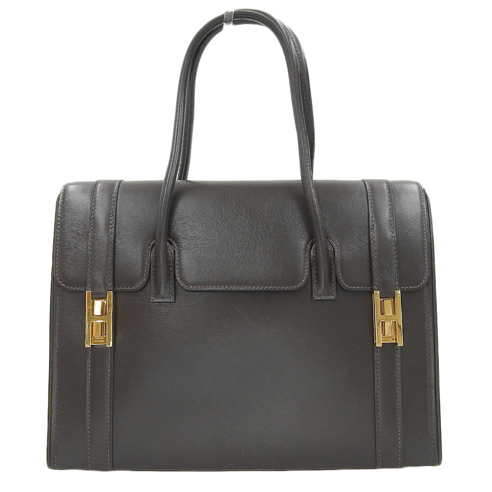 Hermes Drag S handbag bag calf chocolate GP hardware